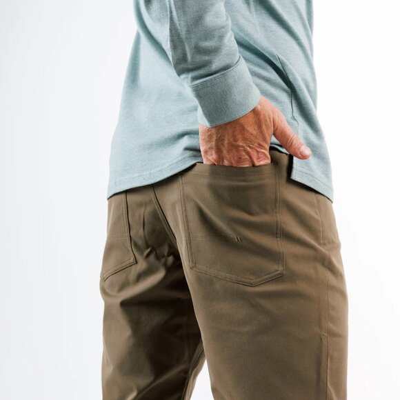 Myles Apparel Tour Pant in Dark Khaki (Slim fit, 31x32) - Picture 3 of 7